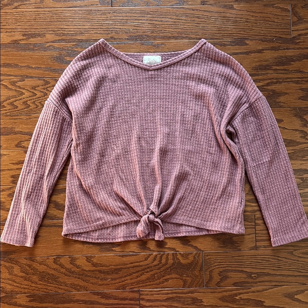 ⭐️Kids Long Sleeve Tee in Dusty Pink
